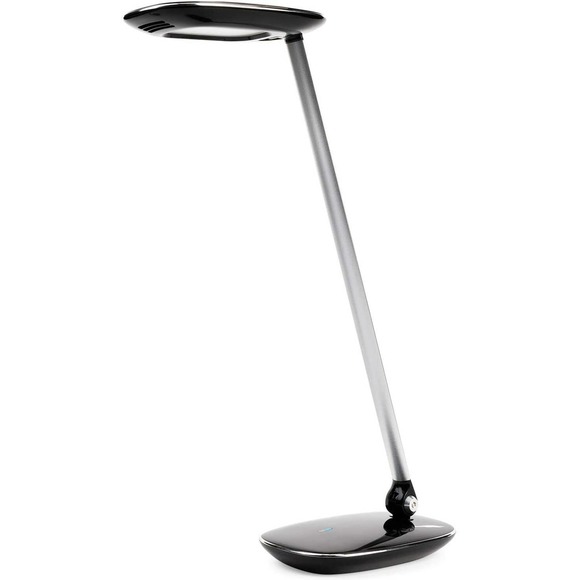 Onva Other - Jet Black Pebble Dimmable Led Desk Lamp with USB Charging Port, TOUCH CONTROL